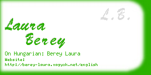 laura berey business card